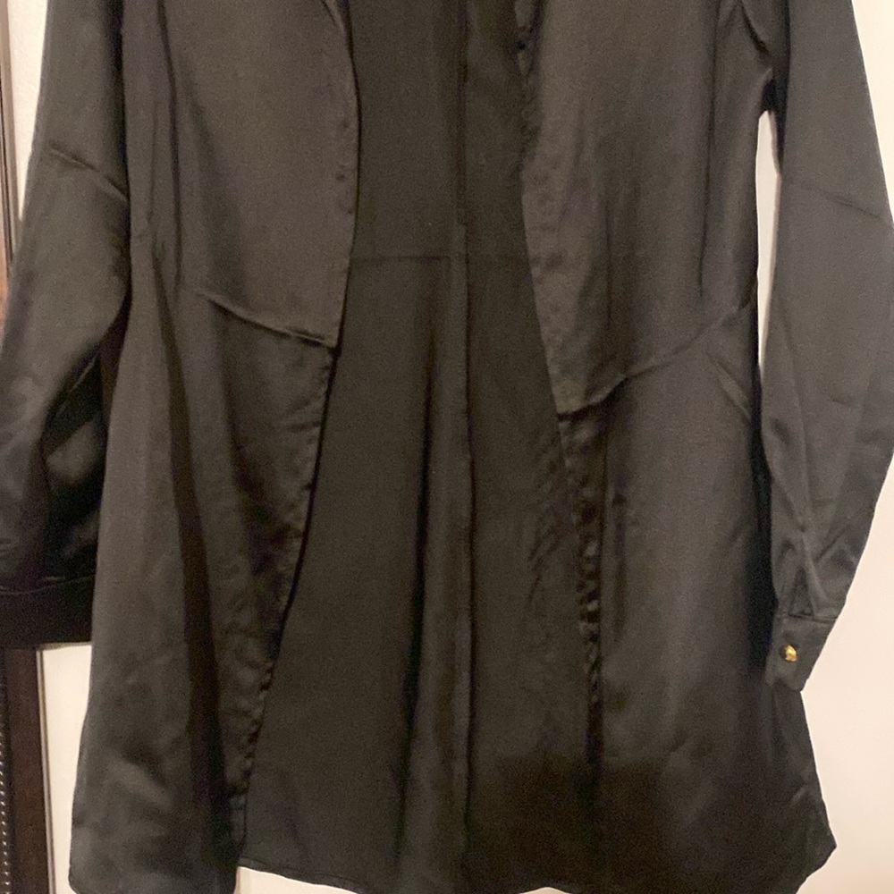 Windsor Store Dressy Black Button Down